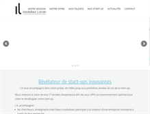 Tablet Screenshot of incubateurlorrain.org